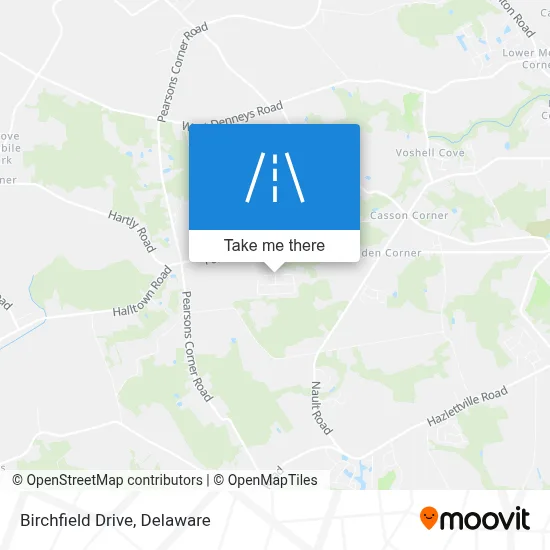 Birchfield Drive map