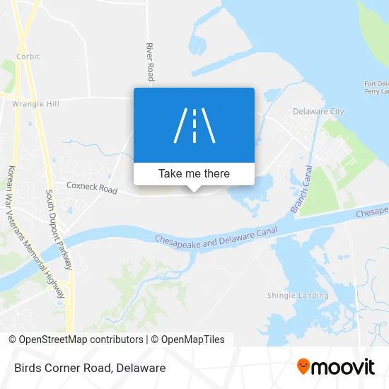 Birds Corner Road map