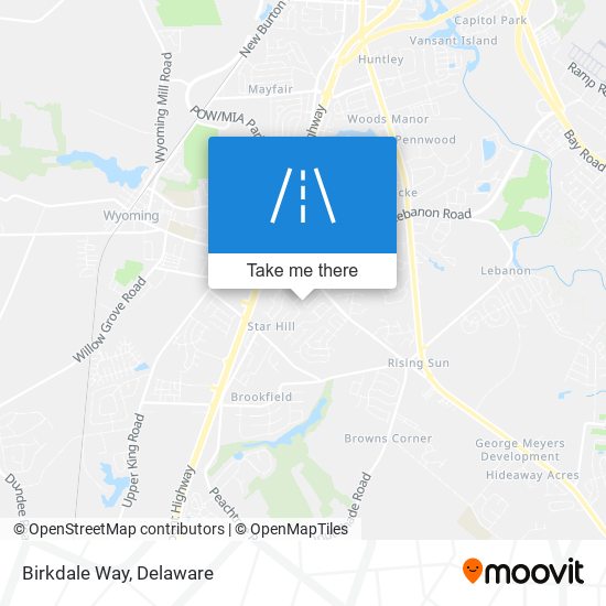 Birkdale Way map