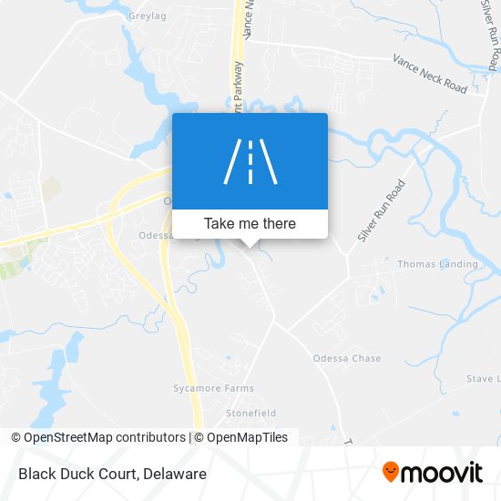 Mapa de Black Duck Court