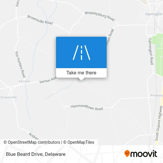 Blue Beard Drive map