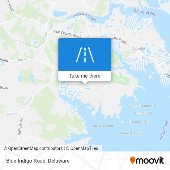 Blue Indigo Road map