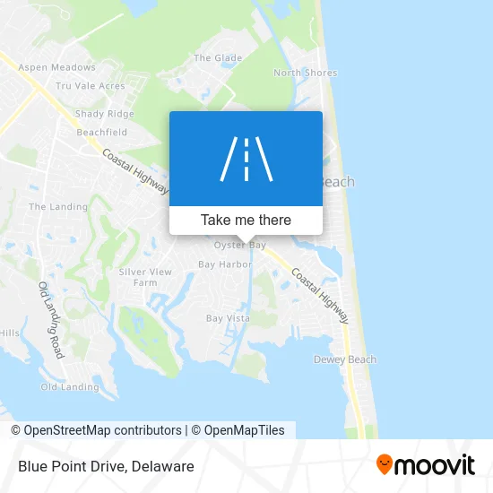 Blue Point Drive map