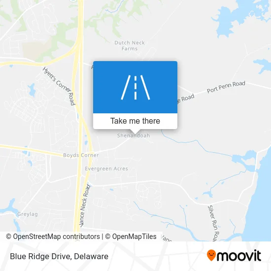 Blue Ridge Drive map
