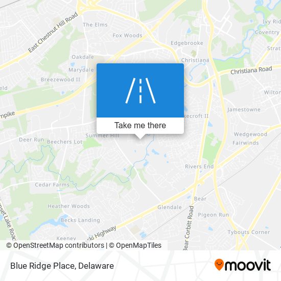 Blue Ridge Place map