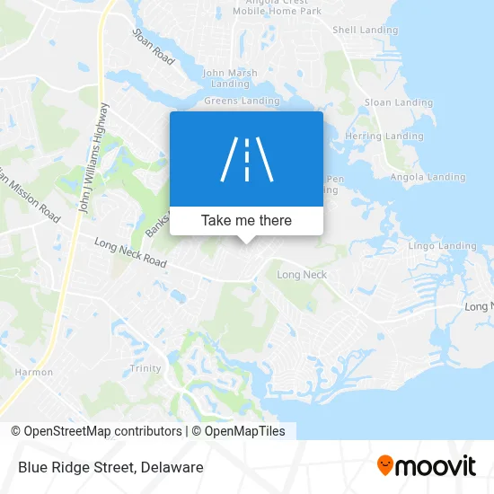 Blue Ridge Street map