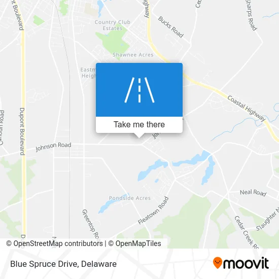 Blue Spruce Drive map