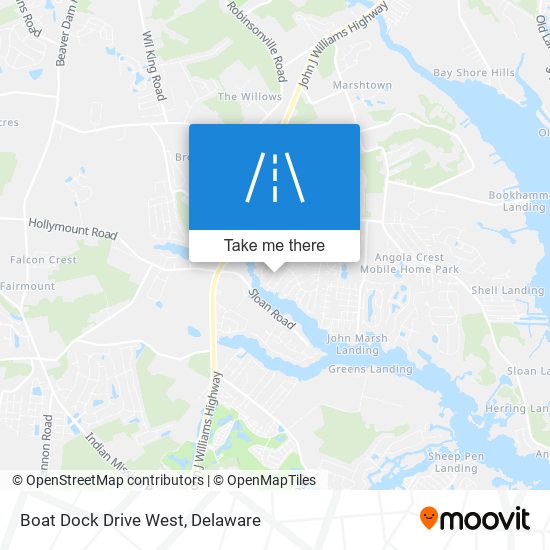 Mapa de Boat Dock Drive West