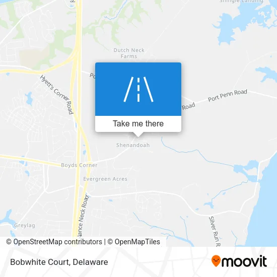 Bobwhite Court map