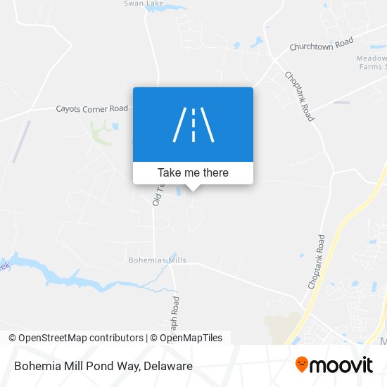 Bohemia Mill Pond Way map