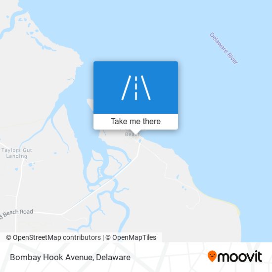 Bombay Hook Avenue map