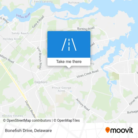 Bonefish Drive map