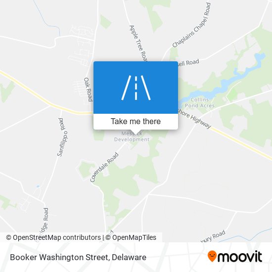 Mapa de Booker Washington Street