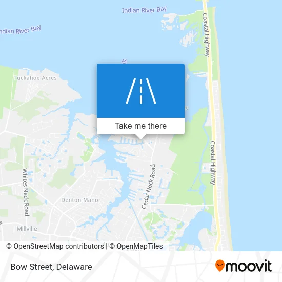 Bow Street map