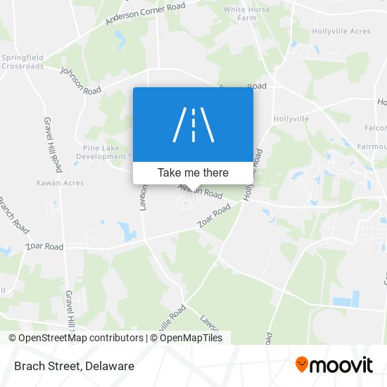 Mapa de Brach Street