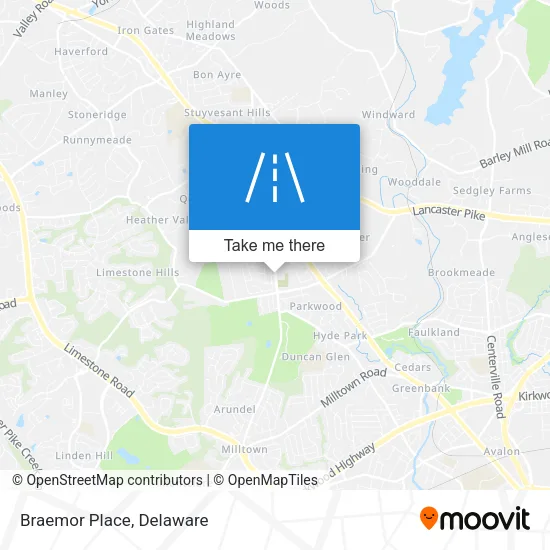 Braemor Place map