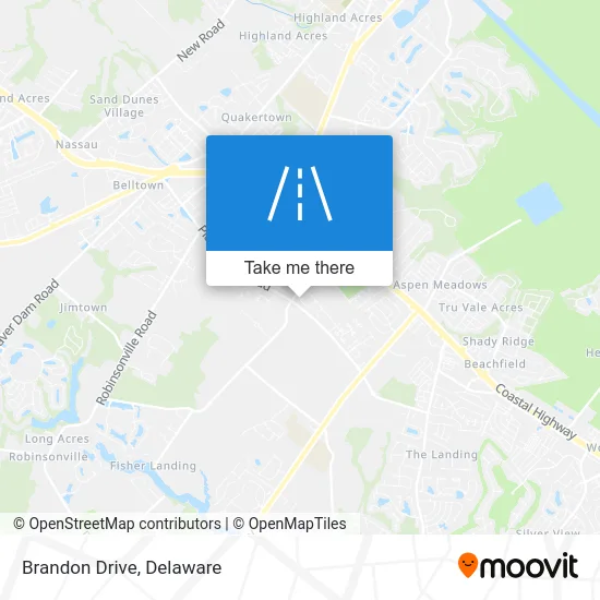 Brandon Drive map