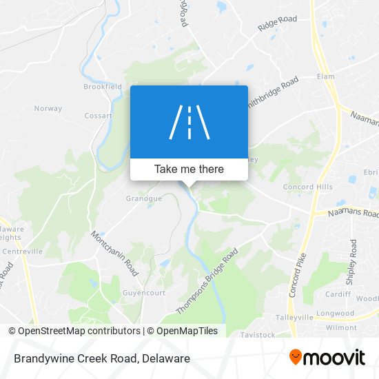 Mapa de Brandywine Creek Road