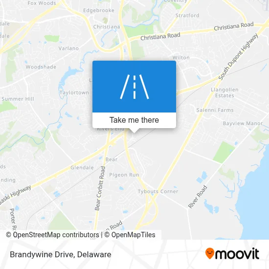 Brandywine Drive map