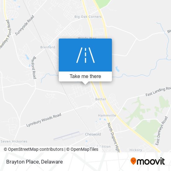 Brayton Place map