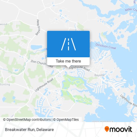 Mapa de Breakwater Run