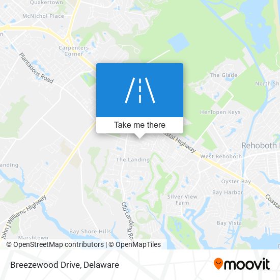 Breezewood Drive map