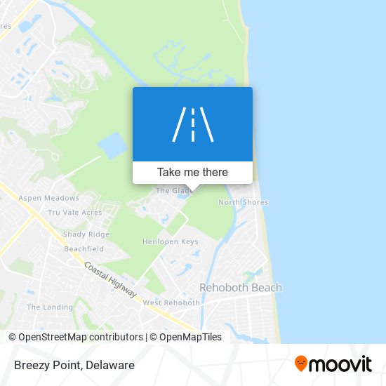 Mapa de Breezy Point