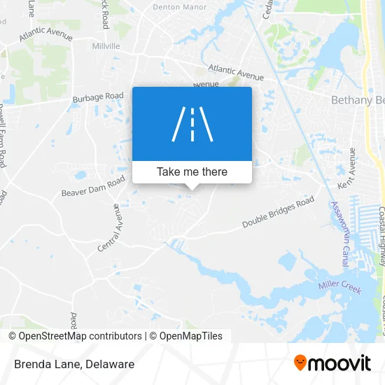 Brenda Lane map