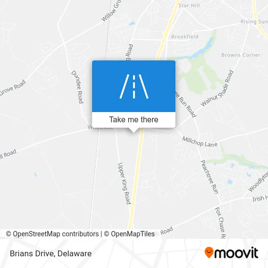 Brians Drive map