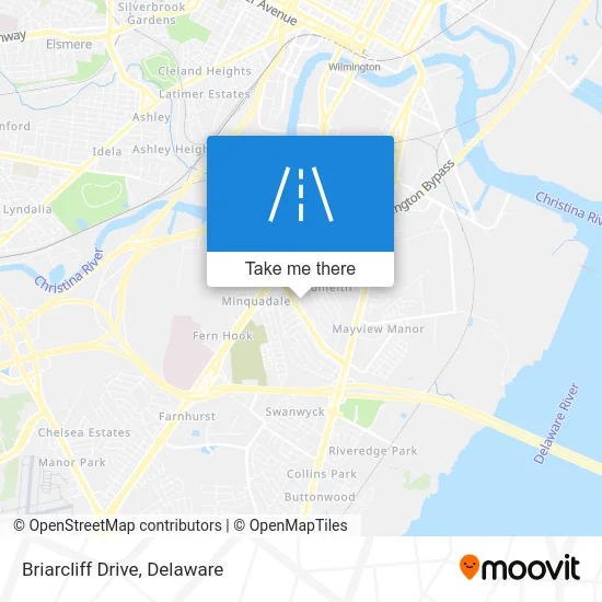 Briarcliff Drive map