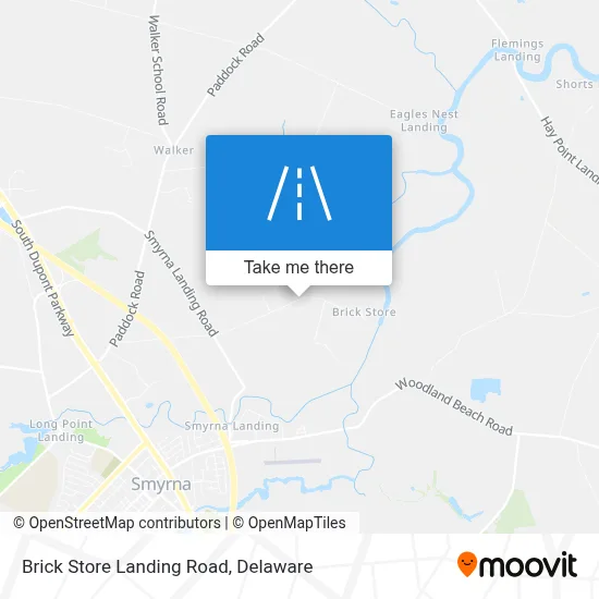 Brick Store Landing Road map