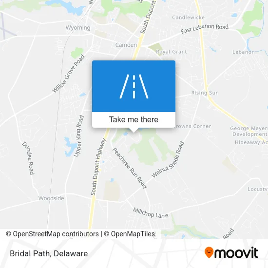 Bridal Path map
