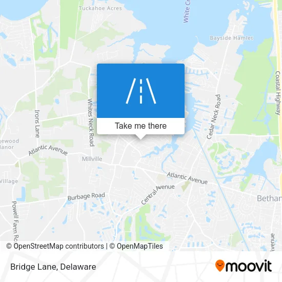 Bridge Lane map