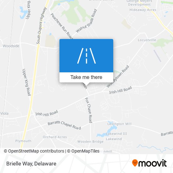 Mapa de Brielle Way