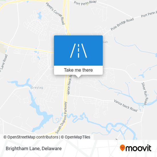 Mapa de Brightham Lane