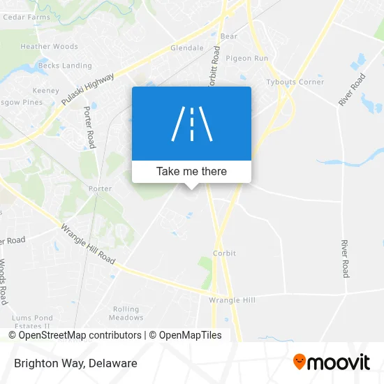 Brighton Way map