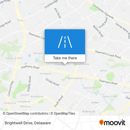 Brightwell Drive map