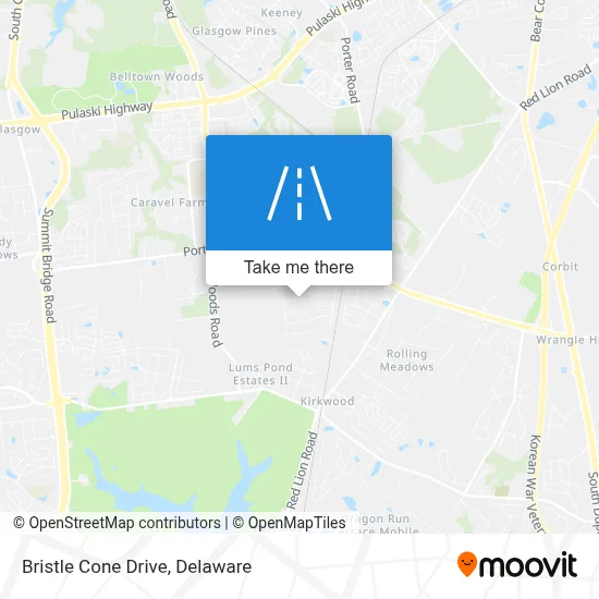 Bristle Cone Drive map