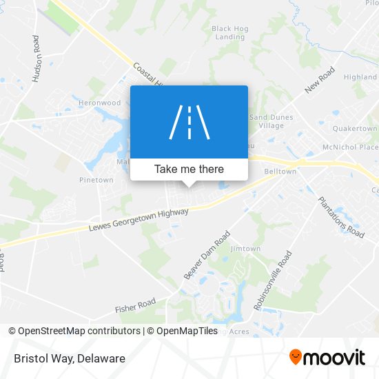 Bristol Way map
