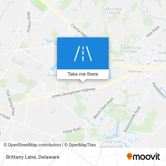 Brittany Lane map
