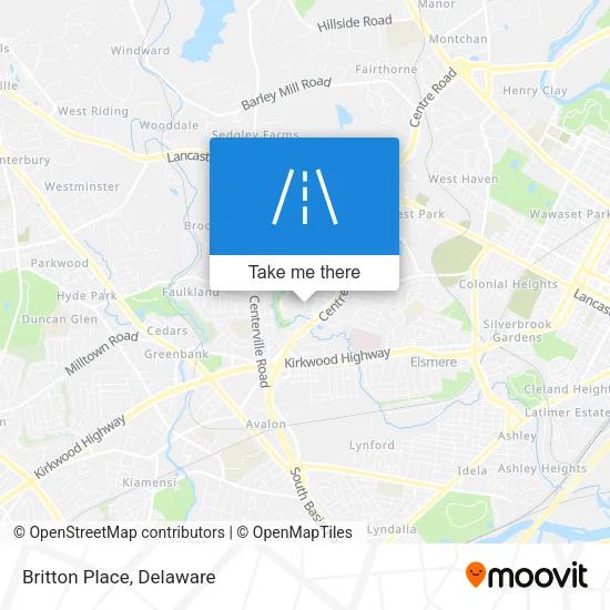 Britton Place map