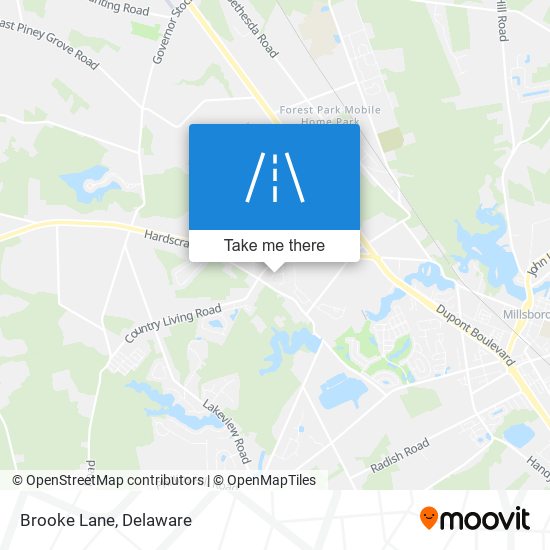 Mapa de Brooke Lane