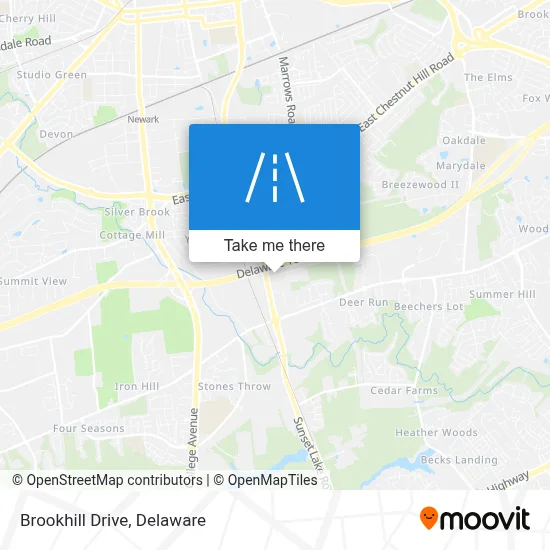 Brookhill Drive map