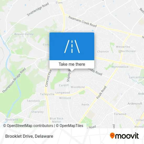 Brooklet Drive map