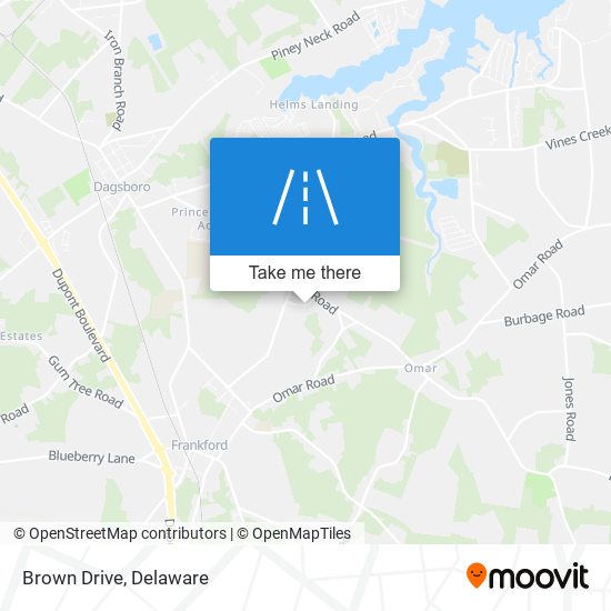 Mapa de Brown Drive
