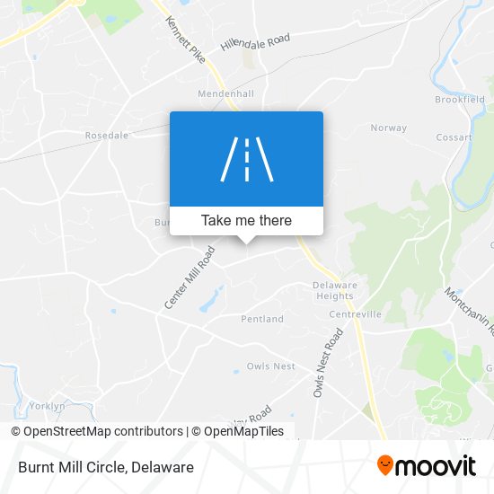 Mapa de Burnt Mill Circle