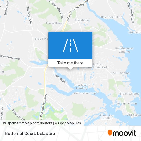 Mapa de Butternut Court