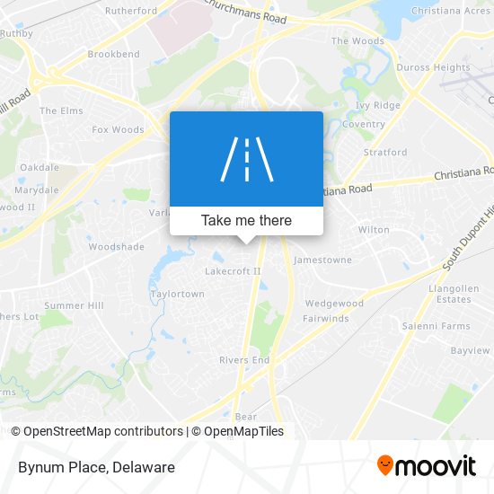 Mapa de Bynum Place