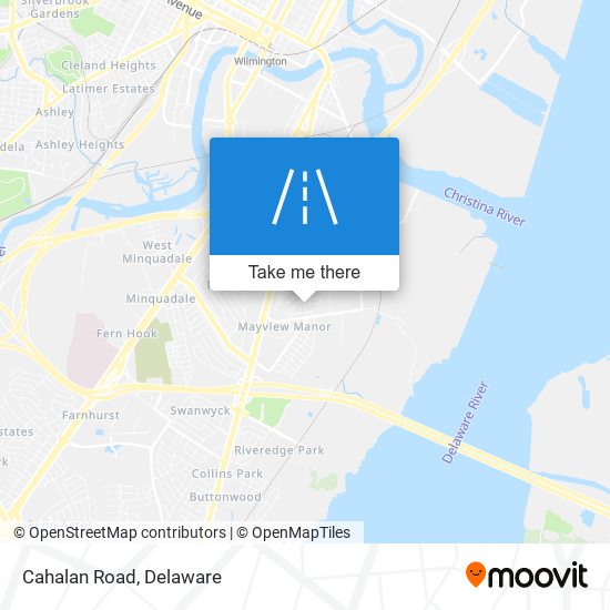 Mapa de Cahalan Road