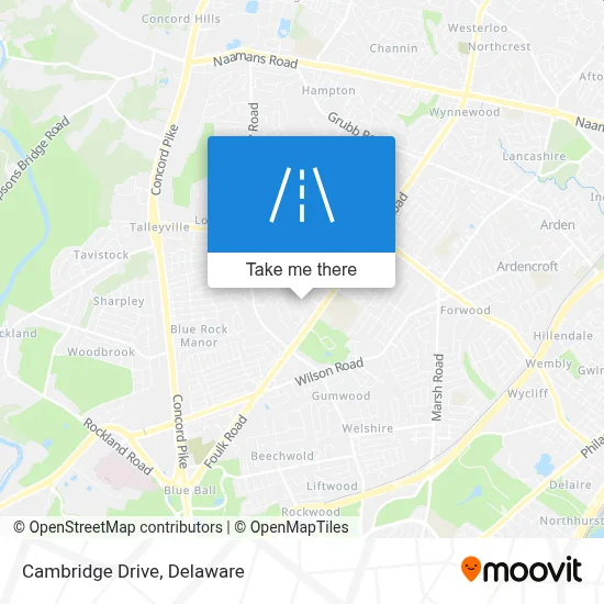 Cambridge Drive map
